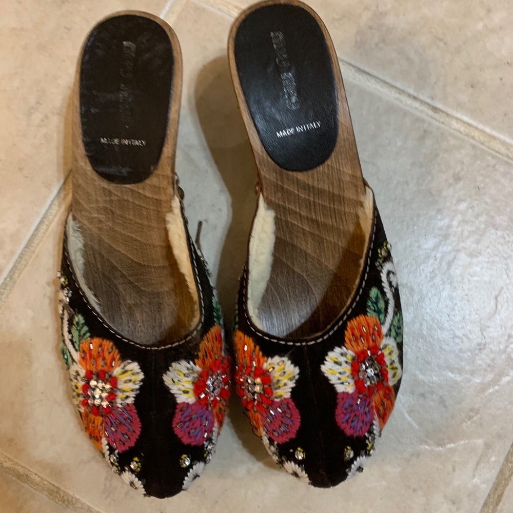 Miu Miu Vintage Sheepskin Mules